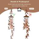 Dog Wind Chimes for Outside, 35 Metal Dog WindChimes Gifts for Women/Men, Decoration for Outdoor, Home, Garden, Patio, Backyard