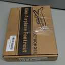 Toddler Airplane Bed & Travel Essentials - Kids Airplane Seat Extender, Portable Plane Bed for Flights (Black)