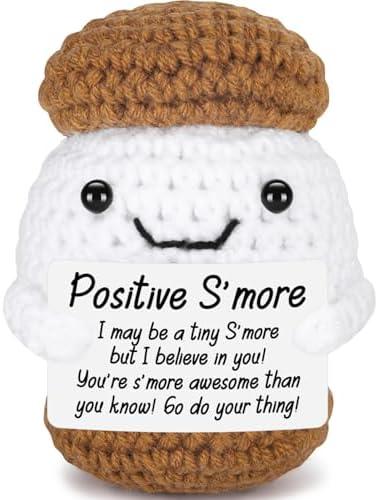 Agantree art Inspirational First Day of School Gifts for Teen Boys Girls Back to School Supplies Back to School for Kids Christmas Stocking Stuffers Daughter Son Birthday Crochet Marshmallow