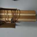 Bamboo Blinds 32x48 inch Bamboo Roman Shades for Indoor Windows Outdoor Patio,Light Filtering Sunshade Roll Up Window Shades,Easy to Install