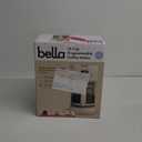 bella 12 Cup Programmable Coffee Marker, Reusable Dishwasher Safe Accessories, Easy LCD diaply, Auto Shutoff, 900 watt, Oatmilk