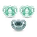 NUK Comfy Orthodontic Pacifiers, 0-6 Months, 3 Pack