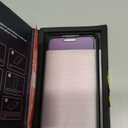 EGKimBa Privacy Screen Protector compatible with iPhone 15 Pro Max, 6.7 inch Gradient Colorful Electroplated Anti-Spy Anti-Blue Light Tempered Glass