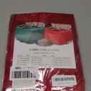 Rectangle Christmas Jacquard Table Cloth Waterproof Elegant Damask Floral Pattern Heavy Weight Wipeable Wrinkle Free Fabric Table Covers for Dinner or Daily Uses(Dark Red/60x120 Inch)