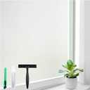 Homein Frosted Glass Window Privacy Film with Tools UV Blocking Privacy Film for Glass Windows, Static Cling No Glue Removable Reusable Anti Glare for Home Day and Night, Pure 35.4" x 78.7"