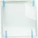 Upgaded 241969501 Shelf Frame and 240443384 Refrigerator Glass Crisper Cover for frigidaire, Replaces AP4433007,1512992,PS2363832 (Grey)
