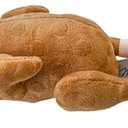 Midlee Roasted Thanksgiving Turkey Plush Dog Toy (Small)