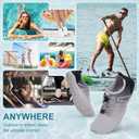 Hike Barefoot Water Shoes for Women Men Footwear, Quick Dry Wide Toe Box Pro Beach Swim Athletic Sports Shoes, Non-Slip Lightweight Aqua Shoe for Pool Hiking Walking Kayaking Diving Surfing (New--grey)