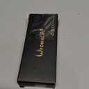 FONHCOO Clip on Blue Light Blocking Glasses Womens Mens Over Prescription Glasses Frameless Lens Anti Eyestrain Headaches UV Filter Computer Gamer Eyeglasses Transparent