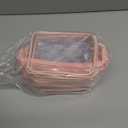 Weewooday 12 Pieces Clear Makeup Bags Cosmetic Storage Bags PVC Zipper Pouches Travel Waterproof Makeup Plastic Case for Women Organizing Toiletries Traveling Bathroom(Small,Pink)