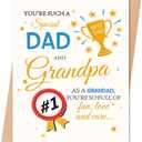 2 x Grandpa Fathers Day Card, Father's Day Card Gifts for Grandpa