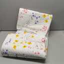 great bay HOME Marianne Collection 3 Piece Quilt Set with Shams. Reversible Floral Bedspread Coverlet. Machine Washable. (Full / Queen, Multi)