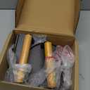 AIVIKI Burger Press, Smash Burger Press for Blackstone Griddle, Heavy Duty Cast Iron Round 6.9In & Rectangular 8.2x4.2In Bacon Grill Press with Wood Handle, Meat Steak Weight for Sandwich, Paninis