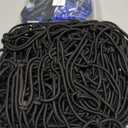 4x6 Truck Cargo Net Expands to 8' x 12' with 4"x4" Mesh Grid Super Duty Bungee Heavy Duty Bed Netting for Truck Bed Stretches with 12 Adjustable Metal Carabiners by Cenipar