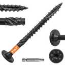 #14 x 3 Wood Structural Lag Screws 54Pcs Star Drive Decking Screws, Rust Resistant Timber Screws for Timber/Log/Landscaping Wood