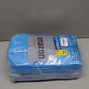 Windyun 50 Pcs Reusable Tote Bag Bulk 8 x 4 x 10 Inch Non Woven Shopping Bag with Handle Christmas Reusable Grocery Gift Tote (Medical Blue)