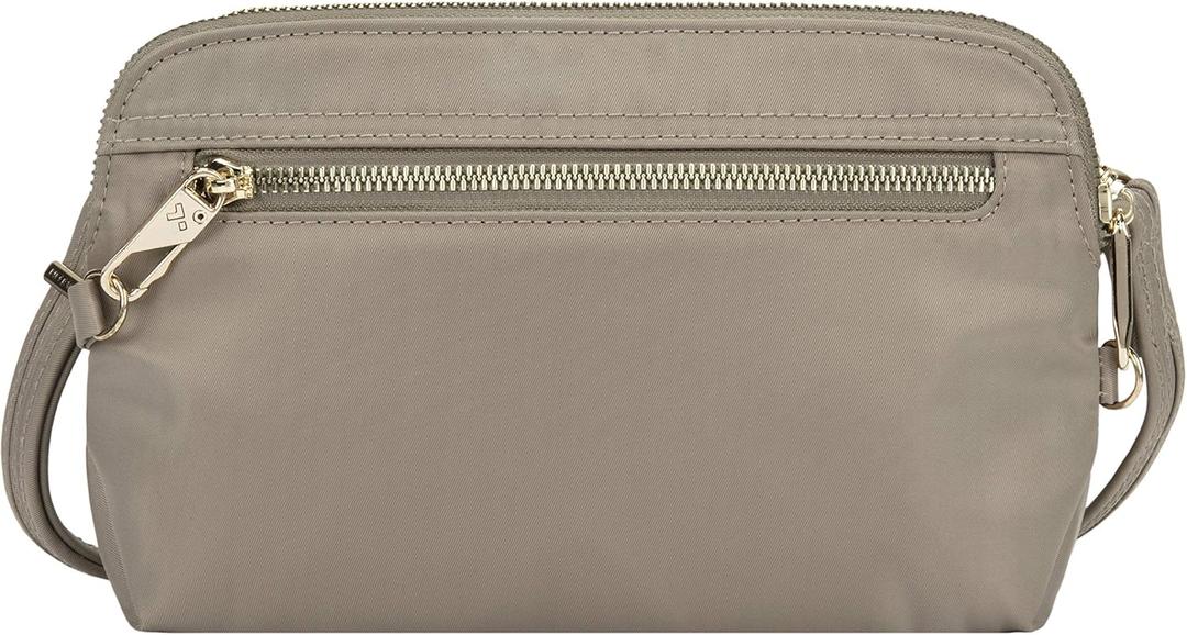 Travelon Women's Anti-theft Tailored Convertible Crossbody Clutch