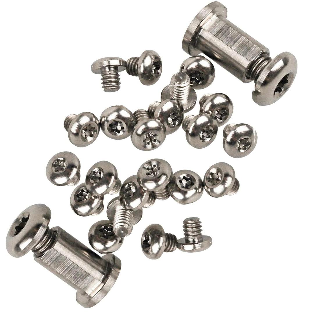26Pcs Titanium Alloy Torx Screw Set Compatible with Benchmade 535 BUGOUT Knife(Titanium)