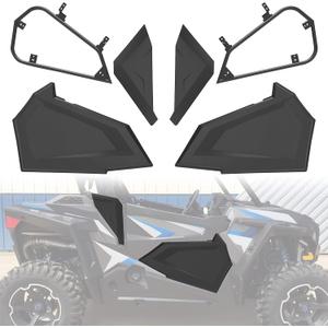 SAUTVS Lower Door Panels for Polaris RZR 900 50 inch, 50" Lower Door Insert Panels with Built-in Metal Frame for Polaris RZR 900/FOX/EPS/EPX XC 2015-2020 (2 Doors, Replace #2880207)
