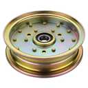 Replacement Idler Pulley 539103257, 510057101 for Lawn Mower - Flat Idler Pulley Fit for Hu sqvarna LZ 5227 LZ 6125 LZ6130 IZ4217 IZ4821 Zero Turn Mower, 968999219 Riding Mower, Ro tary 12473