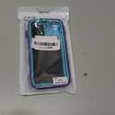 Annymall for iPhone 15 Case with 2 Screen Protector,Shockproof Drop Protection Full Body Heavy Duty 3-Layer Military Rugged Durable Phone Cover for Apple iPhone 15 6.1" (Purple)