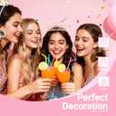 2 x Papoopy 5Pcs Birthday Decorations with Crown Tiara, Sash, Cake Topper, Candle and Number Balloon for Gifts, 16th Birthday Gifts for Her