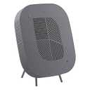 KOMMA Lov Air Purifier for Bedroom, 3.1 inch Slim Wall mount & Stylish Standing type, Hepa Filter Air Cleaner, Remove Fine Dust, Smoke. (Light Charcoal with with Cradle)
