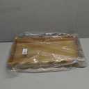 JUIOETURPine Wood Decorative Tray with Handle Rectangular Wooden Serving Tray for Breakfast in Bed,Coffee Table,Dining Table,or Kitchen - Perfect for Living Room,Bedroom,and Entryway Decor (burlywood)