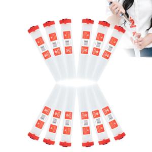 Travel-Sharps - Single Use Travel Sharps Container for AutoPens Needles Syringes - Portable Small Sharp Containers with Locking Lid, Puncture Resistant Transportable Needle Disposal Containers 12 Pack (7in Flat-End (12Pk))