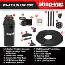 Shop-Vac 9522205 5 Gallon 5.5 Peak HP Hangup Wet/Dry Vacuum, Wall Mount
