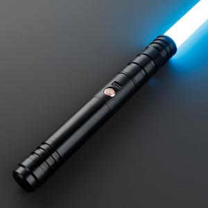 Upgrade RGB3.0 Smooth Swing Dueling Light Saber with 16 Fonts, Motion Control Light Saber, Infinite Color Changing Light Saber, Metal Hilt Light Saber Support Heavy Dueling