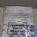 Chinoiserie Mahjong Mat with 1 Carrying Bag 31.5" x 31.5" Blue and White Rubber Anti Slip and Noise Reduction Multi Purpose Game Table Cover for Card, Board Tile Games