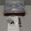 Vinyl Record Player Turntable with Built-in Bluetooth Receiver & 2 Stereo Speakers, 3 Speed 3 Size Portable Retro Record Player for Entertainment and Home Decoration (Orange)