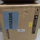 GREENSTELL Small Vanity Stool Chair with Storage and Folding Back, 13" x 13" x 17.7" Faux Fur Soft Ottoman for Teenager, 4 Metal Legs with Anti-Slip Feet, Furry Padded Seat for Makeup, Bedroom, Grey