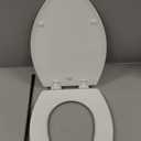 Bemis 1500EC 390 Lift-Off Wood Elongated Toilet Seat, Cotton White