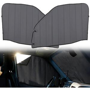 MELIPRON Magnetic Van Window Covers Fit for Mercedes Benz Sprinter NCV3 2007-2018, Blackout Privacy & Thermal Insulation Side Shades for Van Life & Camping, Custom Fit, Easy Install, Gray (Pair)