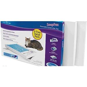 PetSafe Disposable Litter Tray - ScoopFree Fresh Crystal 3-Pack
