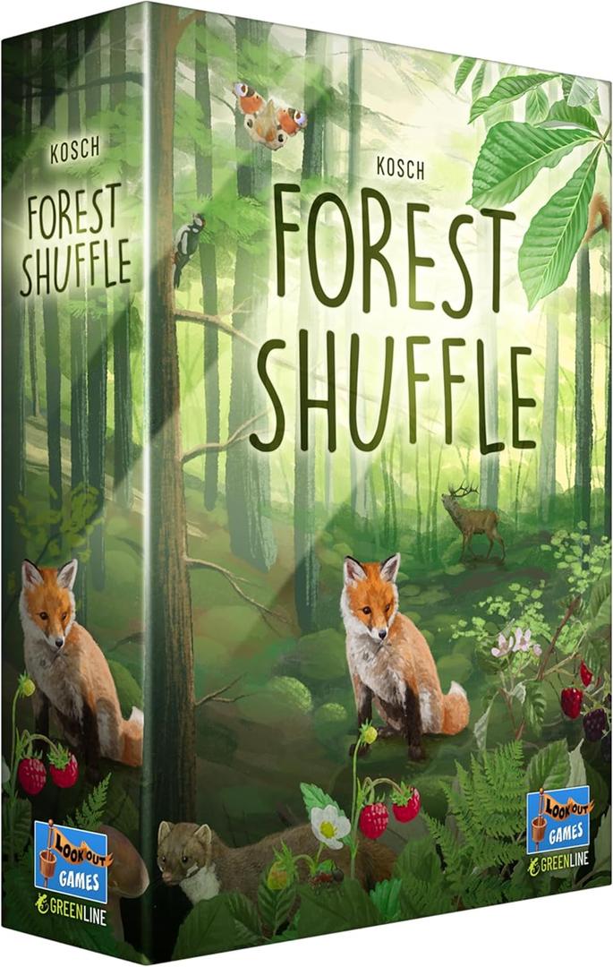 Lookout Games Forest Shuffle Card Game - Create an Ecological Paradise! Clever Strategy Game for Kids & Adults, Ages 10+, 2-5 Players, 60 Min Playtime, ECO-Friendly Packaging