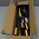 RUIYEY Modern Chandeliers for Dining Room, Black and Gold Chandelier Ceiling Light Fixture 6-Light Sputnik Chandeliers Mid Century Chandeliers for Living Room,Kitchen Island,Bedroom,Foyer