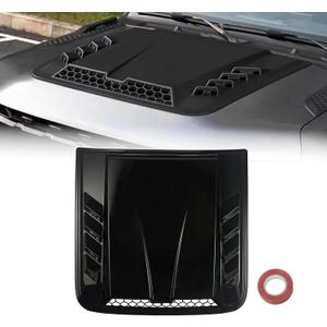 Hood Scoops Trim Compatible with F-Series, Ram, Silverado, Sierra, Tundra