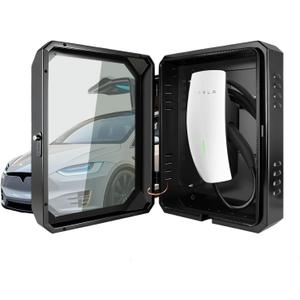 Outdoor Charger Station Cover Box fit for Tesla gen 3th Wall Connector & Most EV Charger, Waterproof with Upgraded Sealing Gasket Dustproof (for Outdoor ONLY) Wall Mount Charger Enclosure