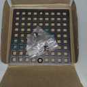 Square Shower Drain Cover, 4 Inch, SUS304 Stainless Steel, Hair Catcher Filter (Oil Rubbed Bronze)