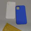 Miracase Designed for iPhone 11 Phone Case, with Screen Protector, Liquid Silicone Gel Rubber Full Body Drop Protection Shockproof Cover Phone Case for iPhone 11 6.1 inch, Mediterranean Blue