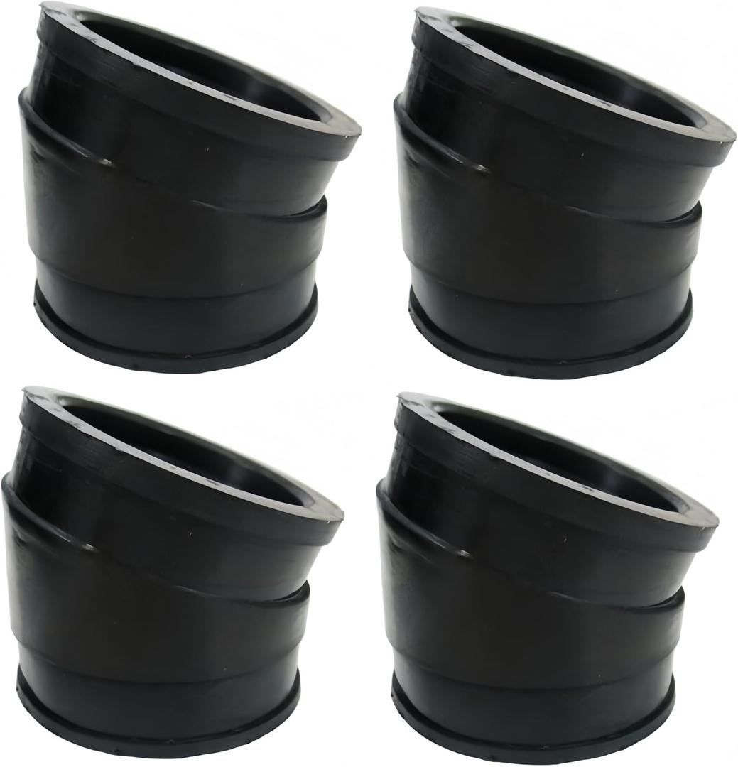 4-Pack Carburetor Air Intake Insulator Boots Adapter 16211-300-030 Replacement for Honda CB750 1970-1974 CB750F Super Sport CB750K 750 1975-1976
