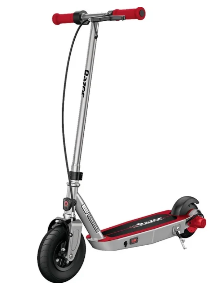 Razor E100 Electric Hub Motor Scooter 54kg max 8+ Red and Black color