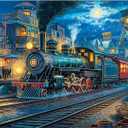 1000 Piece Puzzle for Adults, Departure Jigsaw Puzzle, Impossible Puzzles Game, Interlock Perfectly No Dust, Home Decoration Puzzle, Gift for Friends, Parents, Kids, Couples
