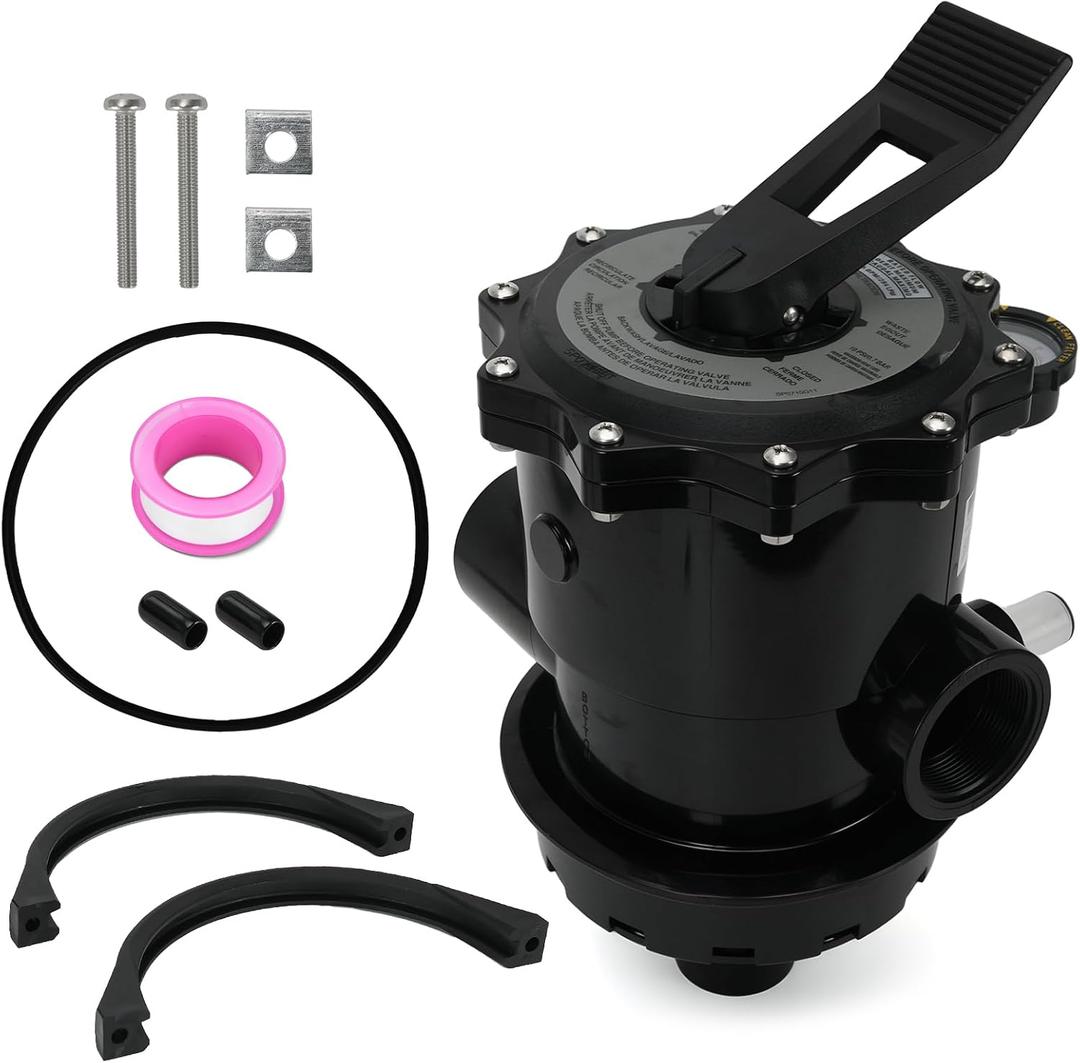 SP071620T Multiport Control Valve Replacement for Hayward Pro Series Sand Filter S270T2 S310T2 S360T2, Vari-Flo Top-Mount 2 Inch with Clamp