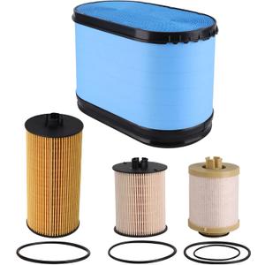 FA1886 FD4617 FL2016 Filter Kit Compatible with 6.4L V8 Powerstroke F250 F350 F450 F550 Super Duty 2008-2010 Engine Replaces 7C3Z-9601-B P613522 A55697 8C3Z9N184A 8C3Z9N184C 3C3Z-6731-AA 1840752C91