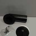 SafBbcue Pellet Grill Smoke Stack Compatible with Pit Boss, Camp Chef, Z Grills and Other Pellet Smokers Grills Chimney, Upgraded Porcelain Steel Smoke Stack Kits for Traeger Smoke Stack, Black