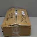 SHAINFUN Metal Elevated Dog Bowls Stand for Large Dogs with Mat & Three 58oz Food Water Bowls, Adjustable Height Raised Dog Bowl Stand (Black-White)